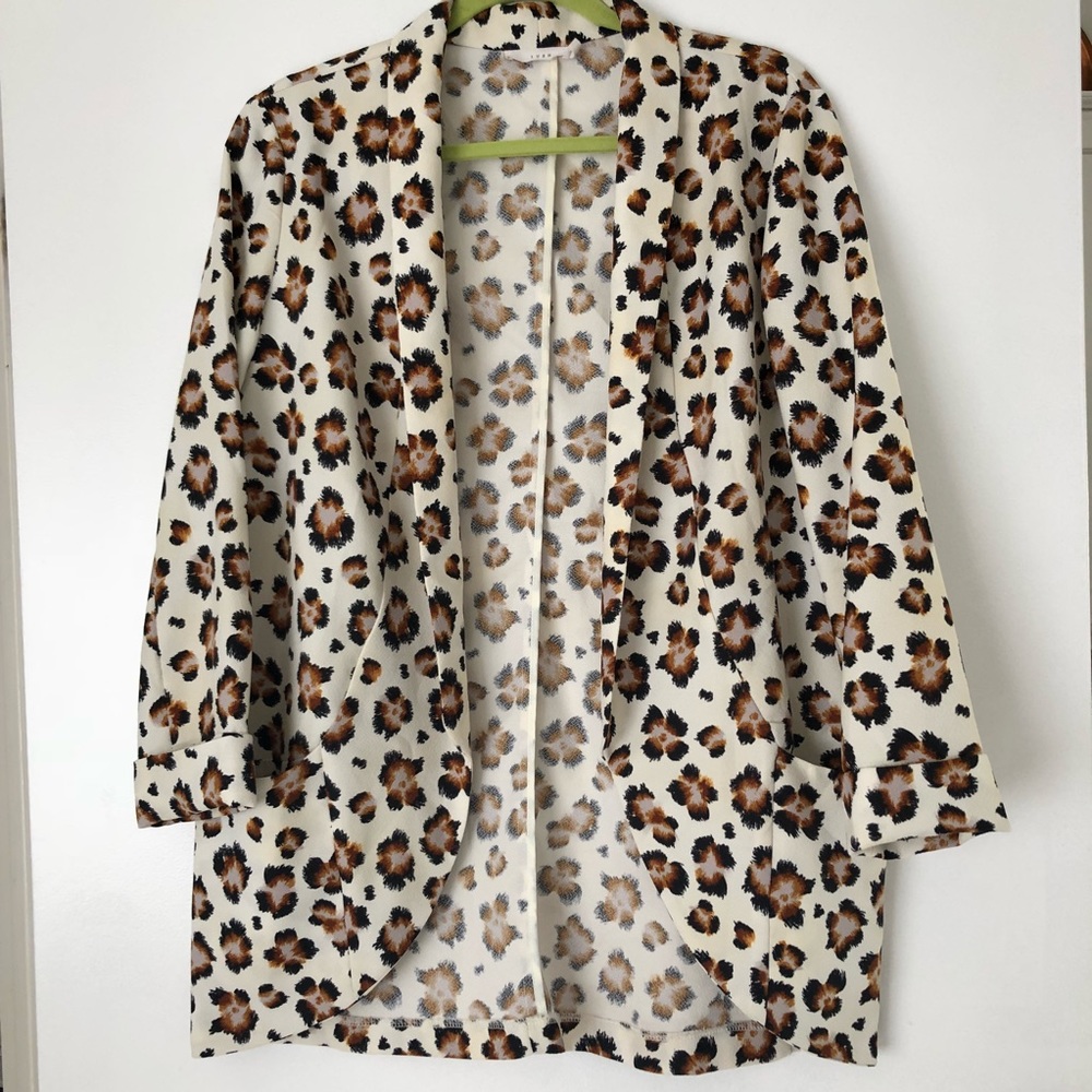 LUSH Leopard Print Blazer